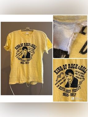 Vintage 1977 Elvis Presley memorial shirt